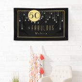 Gold Fun Fab 50th Birthday Spandoek (Insitu)