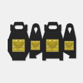 Gold Gable Favor Box Bedankdoosjes (Uitgevouwen)