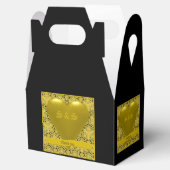 Gold Gable Favor Box Bedankdoosjes (Geopend)