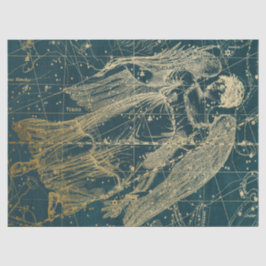 Gold Galaxy Star-kaartontwerp 11 Tissuepapier