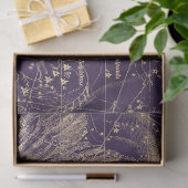 Gold Galaxy Star-kaartontwerp 3 Tissuepapier (Geschenk)