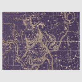 Gold Galaxy Star-kaartontwerp 9 Tissuepapier