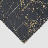 Gold Galaxy Star Map Series Design 2 Tissuepapier (Detail)