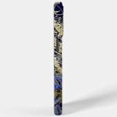 Gold Garland Navy Black Peacock Swirl Case-Mate iPhone Case (Achterkant / Rechts)
