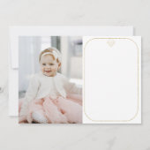 Gold Gem Photo Carte de remerciements fête d'anniv (Dos)