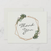 Gold Geometric Budget Weduwnaar Hartelijk dank (Voorkant / Achterkant)