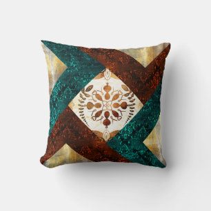 Gold Geometric Design Kussen