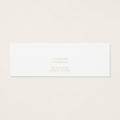 Gold geometric earring display card (Dos)