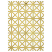 Gold Geometric Pattern Klembord (Achterkant)