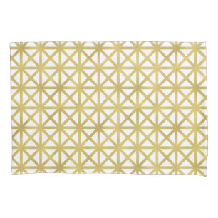 Gold Geometric Pattern Kussensloop