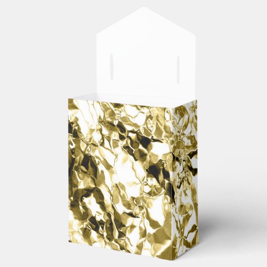 Gold Gift Favor Box Bedankdoosjes (Geopend)