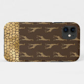 Gold Giraffe African Safari Chic Style Case-Mate iPhone Case (Achterkant (horizontaal))