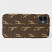 Gold Giraffe African Safari Chic Stylish Case-Mate iPhone Case (Achterkant (horizontaal))