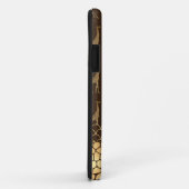 Gold Giraffe African Safari Stylish Chic Case-Mate iPhone Case (Achterkant/rechts)