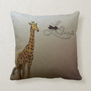Gold Giraffe Kussen