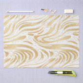 Gold Glam Abstracte wervelingen Verjaardag Tissuepapier (Craft)