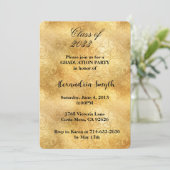 Gold Glam Afstuderen van uw foto Kaart (Staand voorkant)