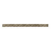 Gold Glam Black Leopard Print Lint (Voorkant)