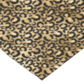Gold Glam Black Leopard Print Tafelkleed (Gekanteld)