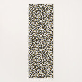 Gold Glam Black Leopard Print Yogamat (Achterkant)
