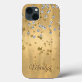 Gold Glam Case-Mate iPhone Case (Achterkant)