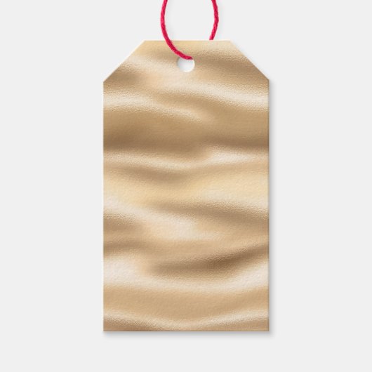 Gold Glam Glitter Cadeaulabel (Voorkant)