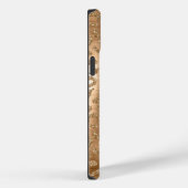 Gold Glam Glitter Leopard Print Case-Mate iPhone Case (Achterkant / Rechts)