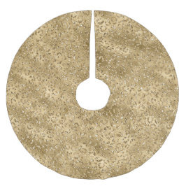 Gold Glam Glitter Leopard Print     Kerstboom Rok