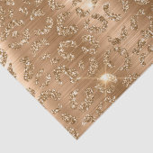 Gold Glam Glitter Leopard Print Tissuepapier (Detail)