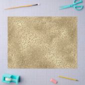 Gold Glam Glitzy Glitter Leopard Print  Tissuepapier (Craft)