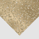 Gold Glam Glitzy Glitter Leopard Print  Tissuepapier (Detail)