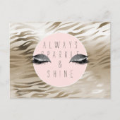 Gold Glam Glitzy Silver Sparkle Eyes Stripes   Briefkaart (Voorkant)