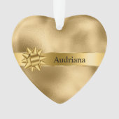 Gold Glam Ribbon et Bow Christmas (devant)