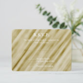 Gold Glam Wedding RSVP (Debout devant)
