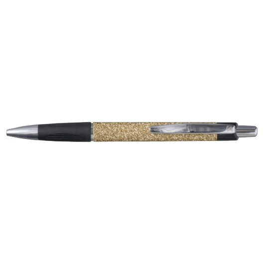Gold Glitter - Aangepaste tekst Pen (Achterkant)