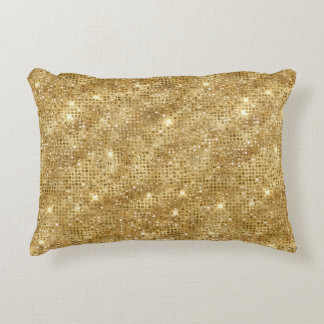 Gold Glitter Accent Kussen