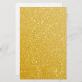 GOLD GLITTER ACHTERGROND BRIEFPAPIER (Voorkant / Achterkant)