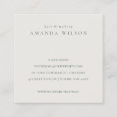 Gold Glitter Agate Hartelijk dank voor de korting Vierkante Visitekaartje (Achterkant)