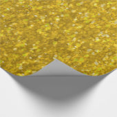 Gold Glitter Artwork Cadeaupapier (Hoek)