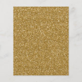 Gold Glitter Background Sjabloon Flyer (Achterkant)