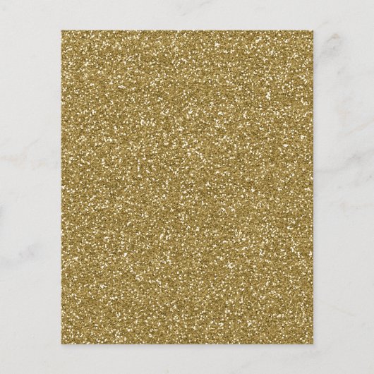 Gold Glitter Background Sjabloon Flyer (Voorkant)