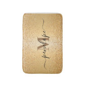 Gold Glitter Badmat (Voorkant Verticaal)