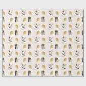 Gold Glitter Balloons en Petten van feestdagen Cadeaupapier (Vlak)