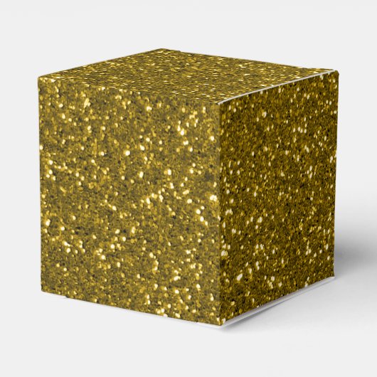 Gold Glitter Bedankdoosjes (Achterkant)