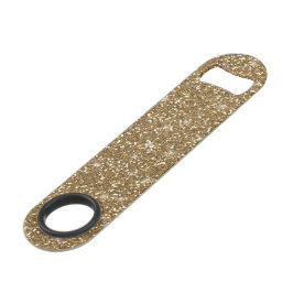 Gold Glitter bedrukt Speed Flessenopener