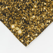 Gold Glitter Blanket Fleece Deken (Hoek)