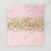 Gold Glitter Blush Pink Marble Blank (Buitenkant ongevouwen)
