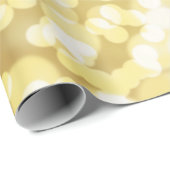 Gold Glitter Bokeh Cadeaupapier (Rol Hoek)