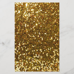 Gold Glitter Briefpapier