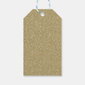 Gold Glitter Cadeaulabel (Achterkant)